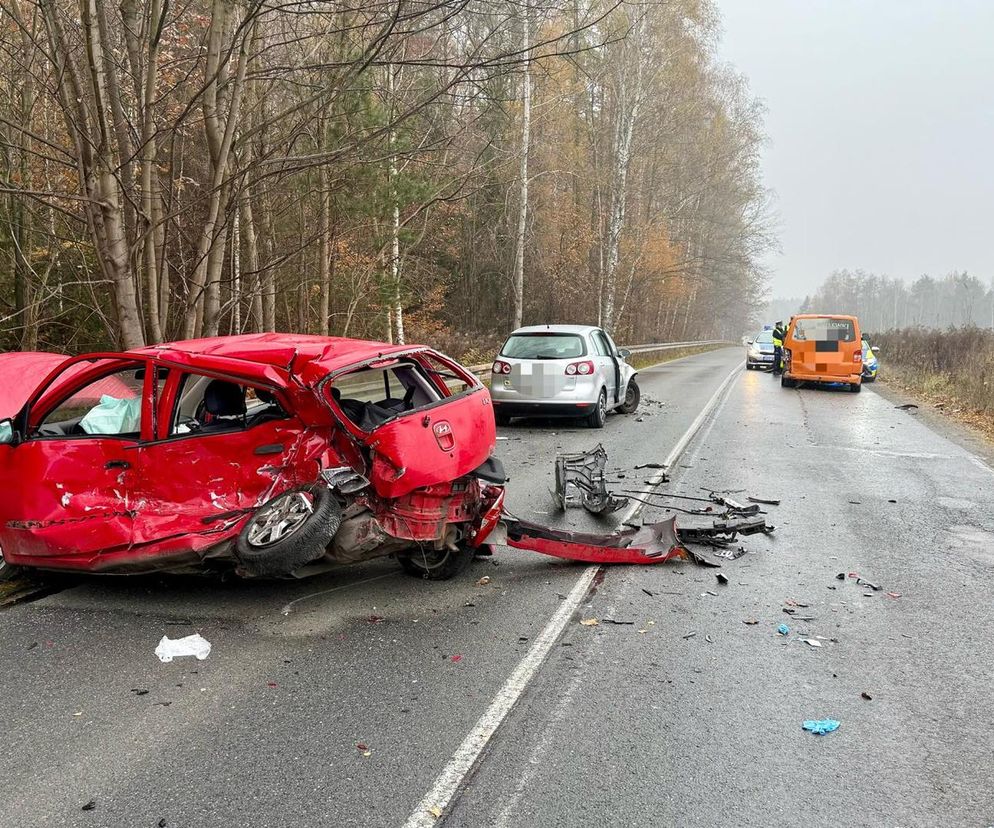 Poważny wypadek na Śląsku. Ucierpiała 28-latka