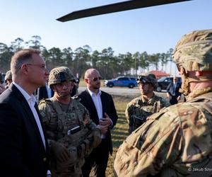 Andrzej Duda w Fort Stewart