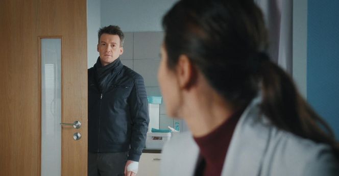 	M jak miłość odc. 1867.  Kasia (Paulina Lasota), Jakub Karski (Krzysztof Kwiatkowski)