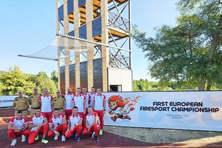 Strażak z Iławy sędzią sportów pożarniczych w Bułgarii