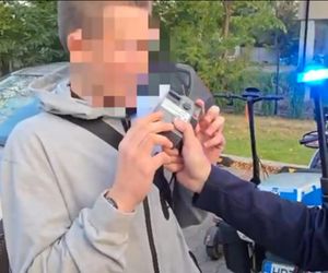Ponad pół promila u 14-latka na hulajnodze. Policja apeluje do rodziców