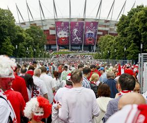 Kibice przed meczem Polska - Grecja