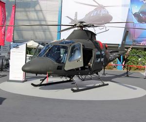 Lekki śmigłowiec AW109  na MSPO 2024