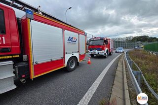 Tragiczny wypadek na węźle Sośnica w Gliwicach. Nie żyje dwoje młodych ludzi