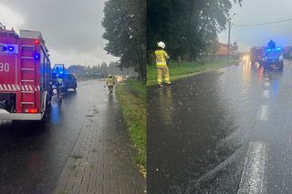 Potężne nawałnice nad Małopolską. Setki interwencji straży i ranna druhna OSP