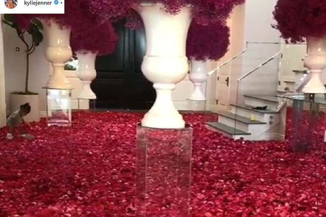 kwiaty dla Kylie Jenner