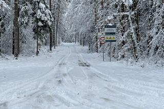 Atak zimy na Warmii i Mazurach