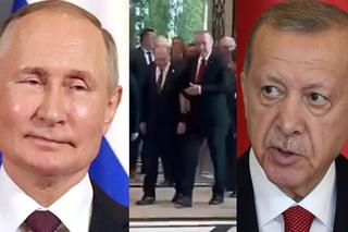 Władimir Putin ma trudności z chodzeniem? Prezydent Turcji rzucił się na ratunek