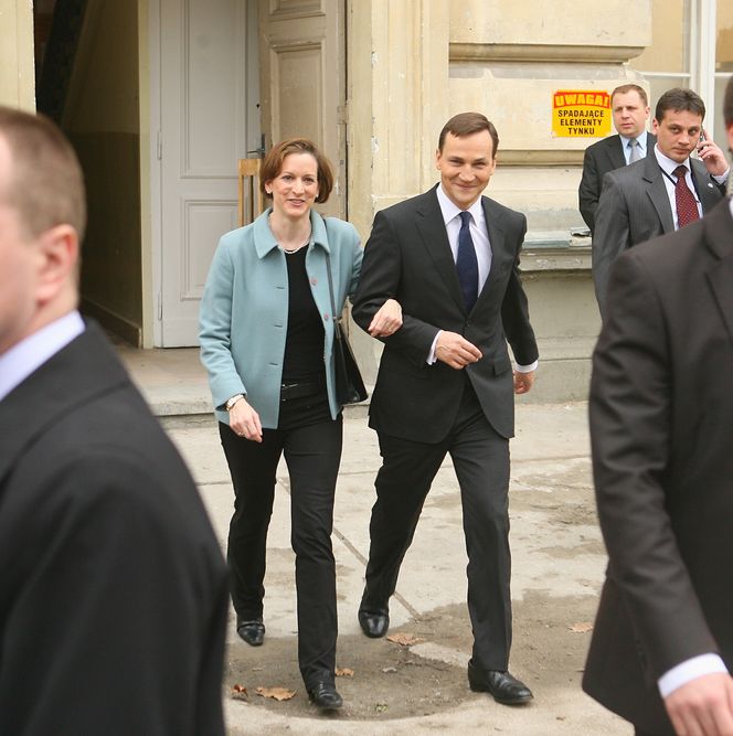 Anne Applebaum i Radosław Sikorski