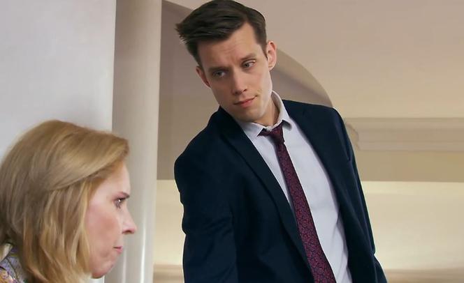 Na Wspólnej odc. 3306. Justyna Zakościelna (Magdalena Kacprzak), Darek Żbik (Michał Mikołajczak)	