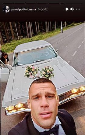 Gwiazdor KSW Paweł Polityło wziął ślub z piękną Dianą