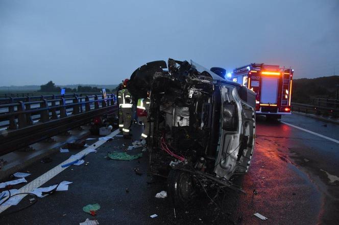 Pechowa seria na tarnowskim odcinku autostrady A4