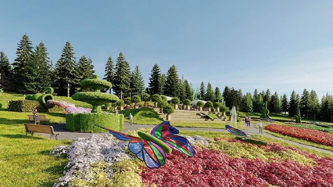 Polana Światła i Muzyki - Góra Parkowa, Krynica-Zdrój