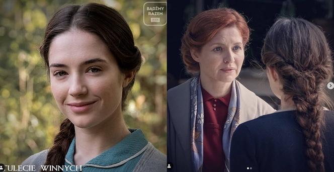 Stulecie Winnych 3 sezon. Ewa (Sonia Mietielica), Ania (Urszula Grabowska)