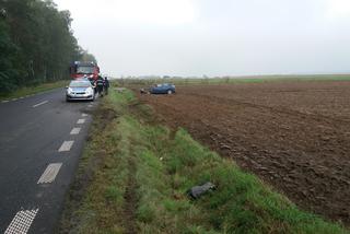 Traktor wjechał w osobówkę. Rodzeństwo z gminy Włoszakowice trafiło do szpitala