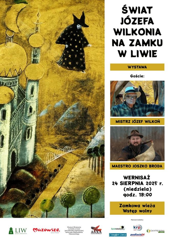 Przed nami wernisaż wystawy „Świat Józefa Wilkonia na Zamku w Liwie”. Wydarzenie już 24 sierpnia