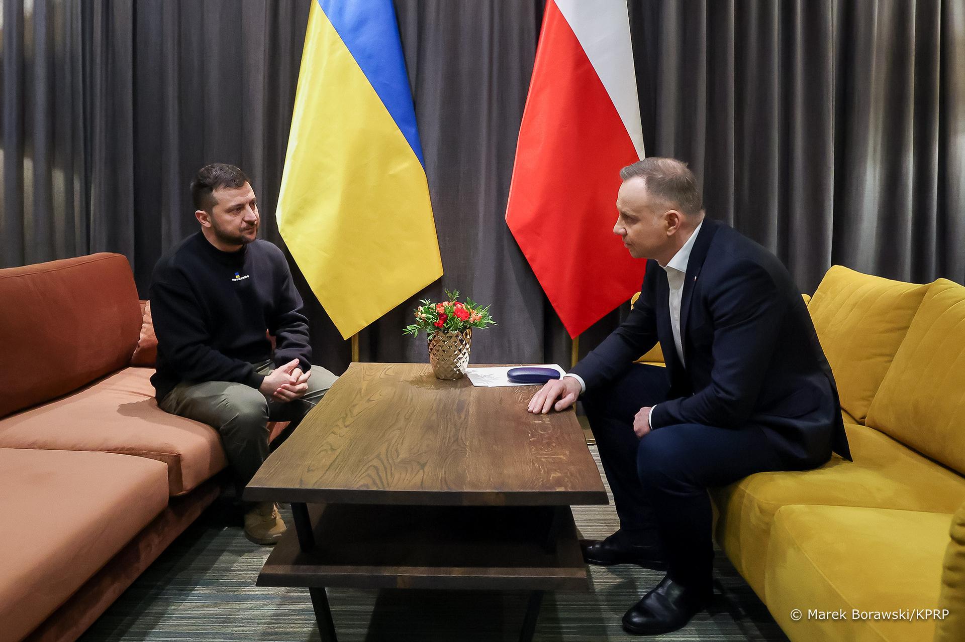 Duda, Zełenski