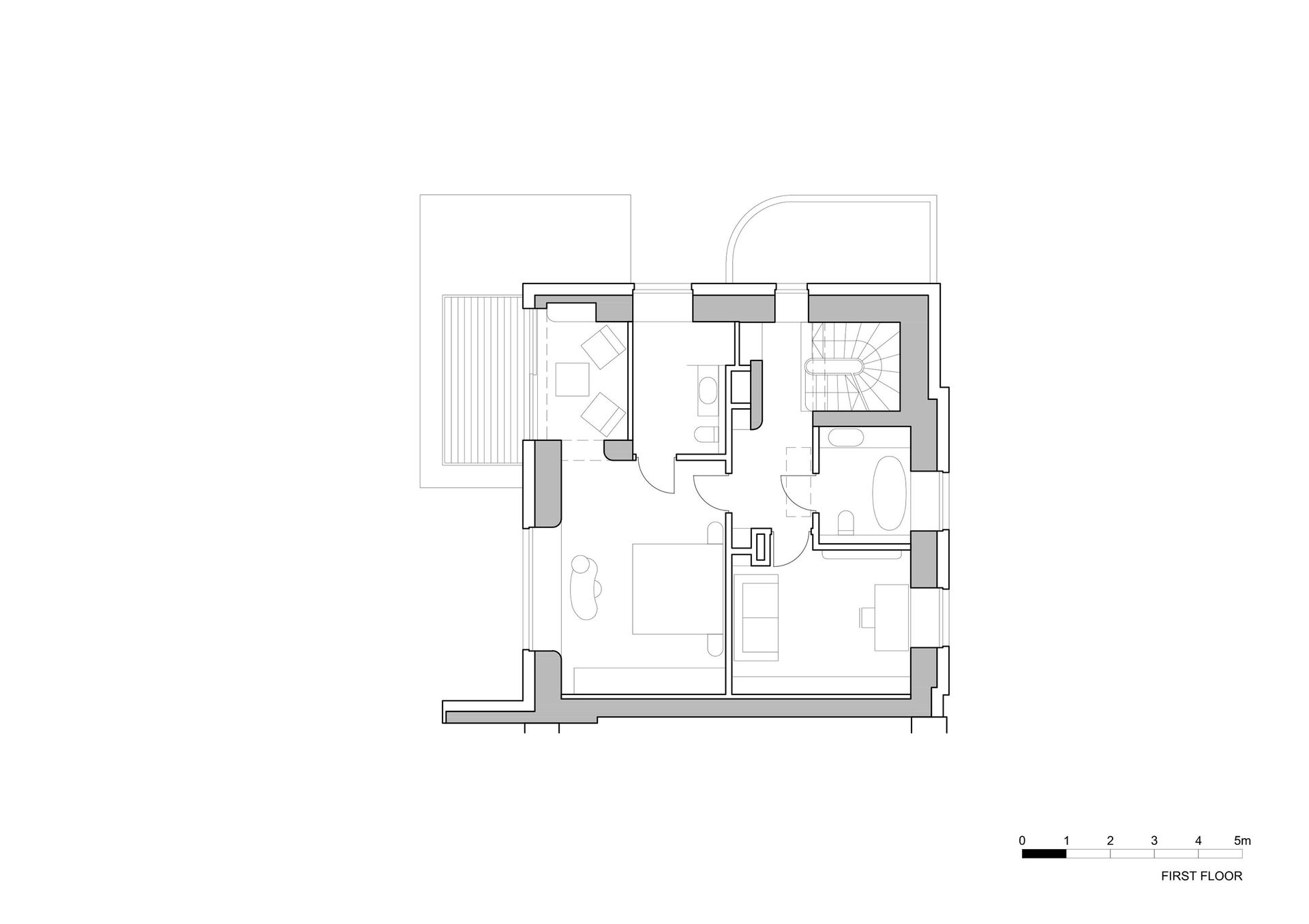 Przebudowa domu projektu Romualda Gutta - rzuty