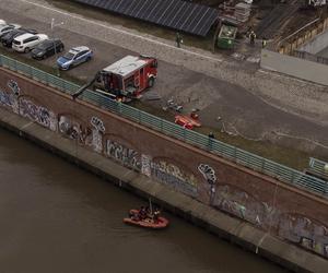 Akcja ratunkowa przy moście Sikorskiego