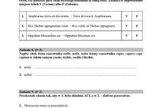 Egazmin maturalny z języka łacińskiego i kultury antycznej