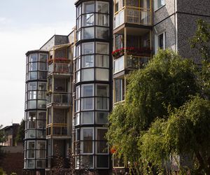 Blok przy Fredry 7 w Katowicach przed termomodernizacją