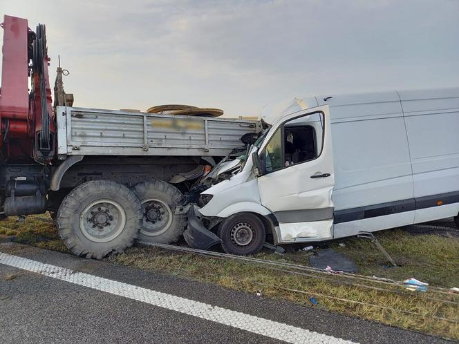 Wypadek na A1 pod Toruniem