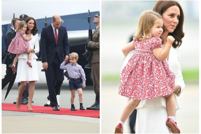 Księżna Kate i książę William z dziećmi już w Polsce! W co jest UBRANA księżna Kate? 