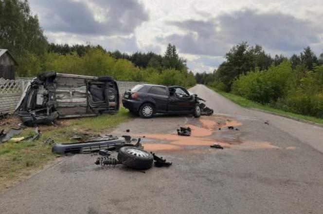 Koszmarnie wyglądający wypadek w Kustrawie