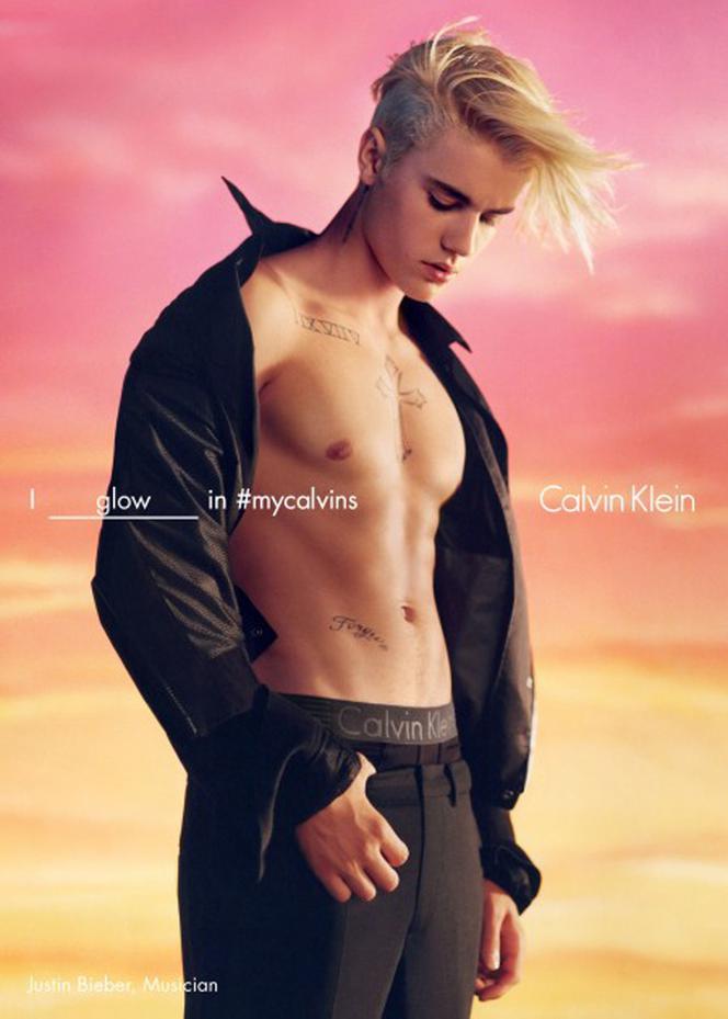 Justin Bieber w reklamie Calvina Kleina