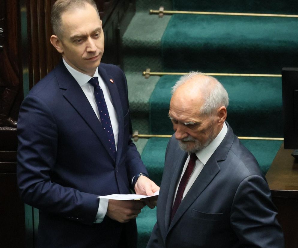 Antoni Macierewicz i Cezary Tomczyk 