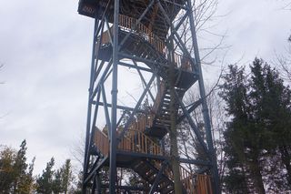 Wieża widokowa na Kamionnej (Beskid Wyspowy) - 29 metrów wysokości