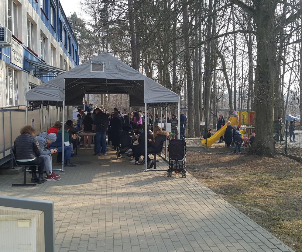 Punkt rejestracji uchodźców w Bydgoszczy