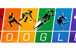 Google Doodle na Soczi 07.02.2014. TĘCZOWE LOGO na złość PUTINOWI 
