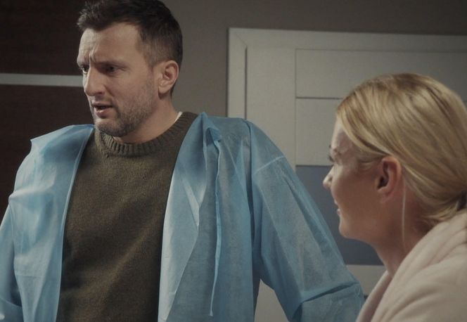 M jak miłość odc. 1854. Jagoda (Katarzyna Kołeczek), Bartek (Arkadiusz Smoleński)