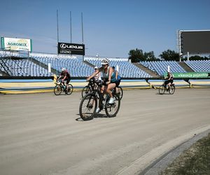Rowerowa stolica Polski na stadionie 
