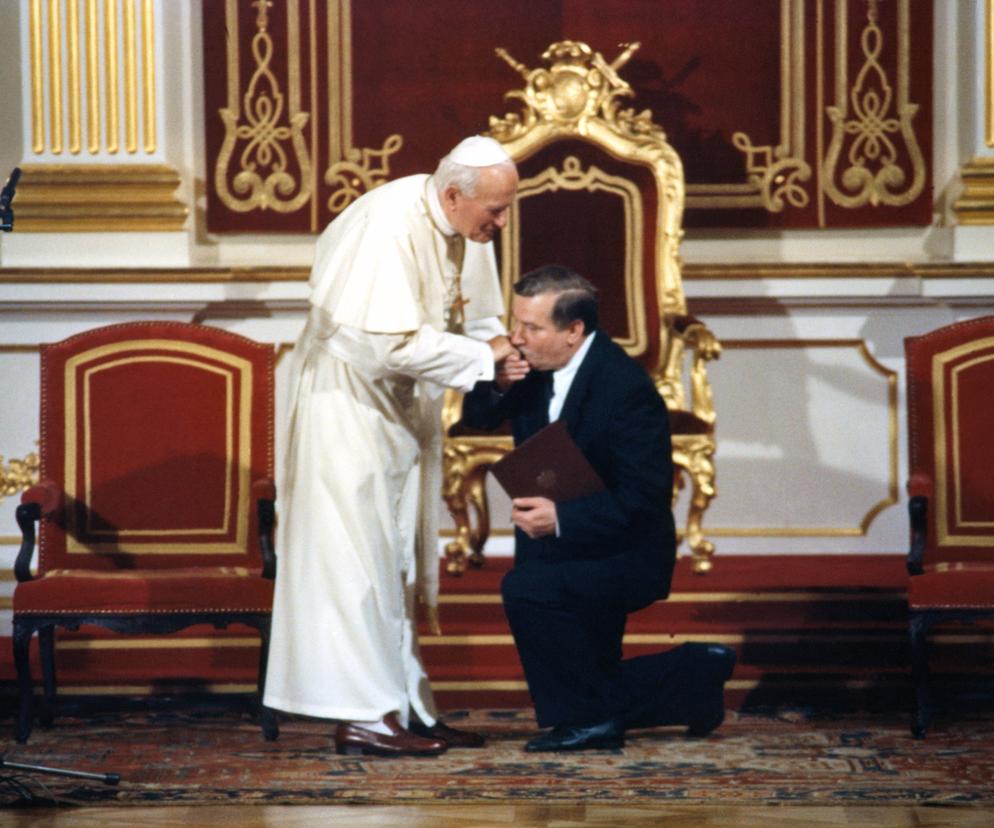  Spotkanie Jana Pawła II z Lechem Wałęsą