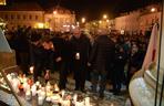 Lublin solidarny z Gdańskiem. Setki osób przed ratuszem