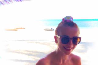 Katarzyna Zielińska na wakacjach na Bali