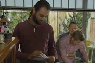 M jak miłość odcinek 1192. Jacek Barycki (Łukasz Pracki), Paweł (Rafał Mroczek), Piotrek (Marcin Mroczek)