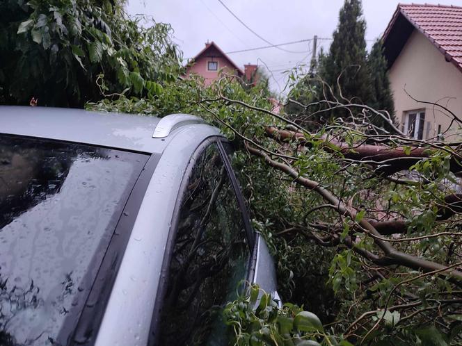 Gwałtowne burze przeszły nad Podkarpaciem 