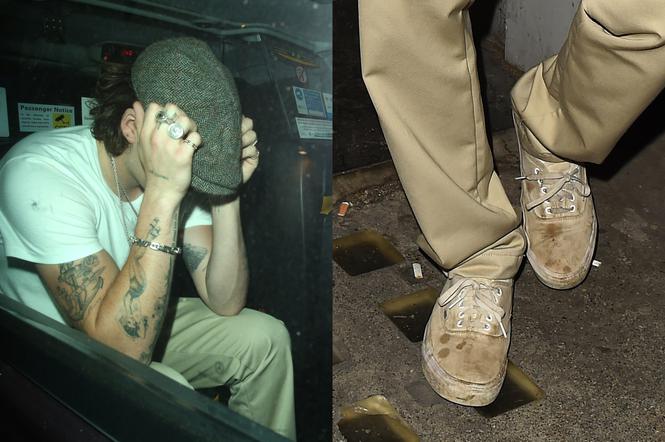 Brooklyn Beckham w brudnych butach
