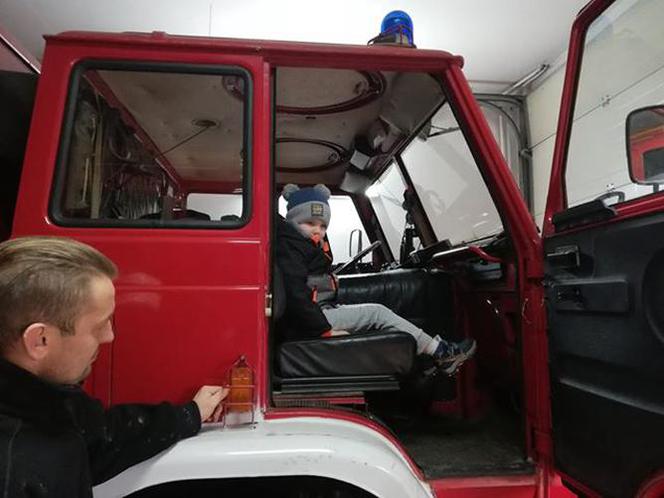 Podlascy strażacy spełnili marzenie małego Filipa
