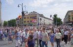 Boże Ciało 2024. Tłumy wiernych przeszły w procesji ulicami Białegostoku