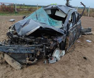 Klonownica-Plac: Makabryczna śmierć kierowcy forda. Koszmarny wypadek pod Białą Podlaską
