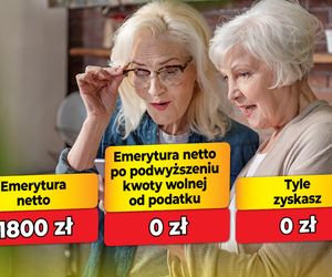 Tyle wzrośnie twoja emerytura przy wyższej kwocie wolnej od podatku!