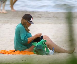 Agnieszka Fitkau-Perepeczko na plaży w Sopocie