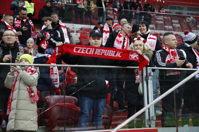 Mecz Polska- Czechy. Zdjęcia z trybun 