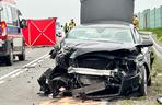 Tragiczny wypadek w Lubicach. Audi i Lexus roztrzaskane. 26-latka zginęła na miejscu