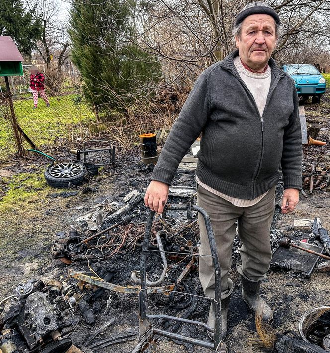 Spalił samochód pana Antoniego, bo ten pomagał sąsiadce