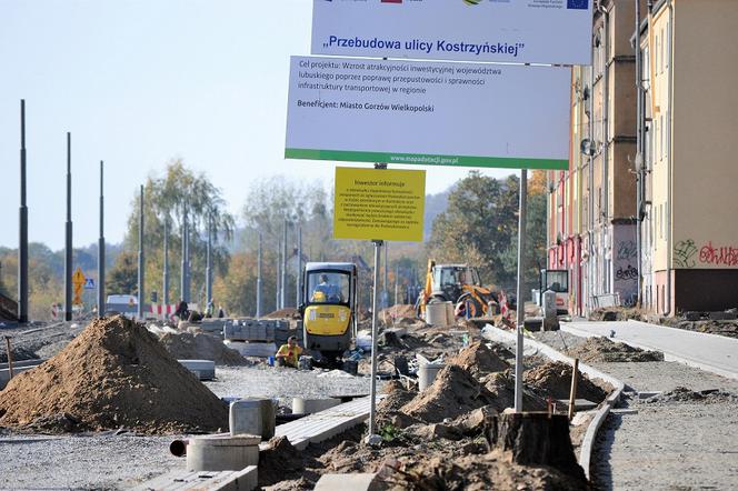 Na Kostrzyńskiej trwają prace